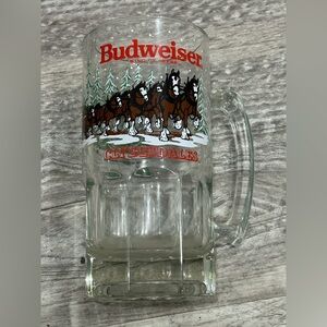 1988 Anheuser Busch Budweiser King of the Beers Clydesdale Handled Beer Mug